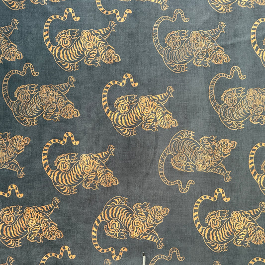 Shanghai Burnt Orange Fabric