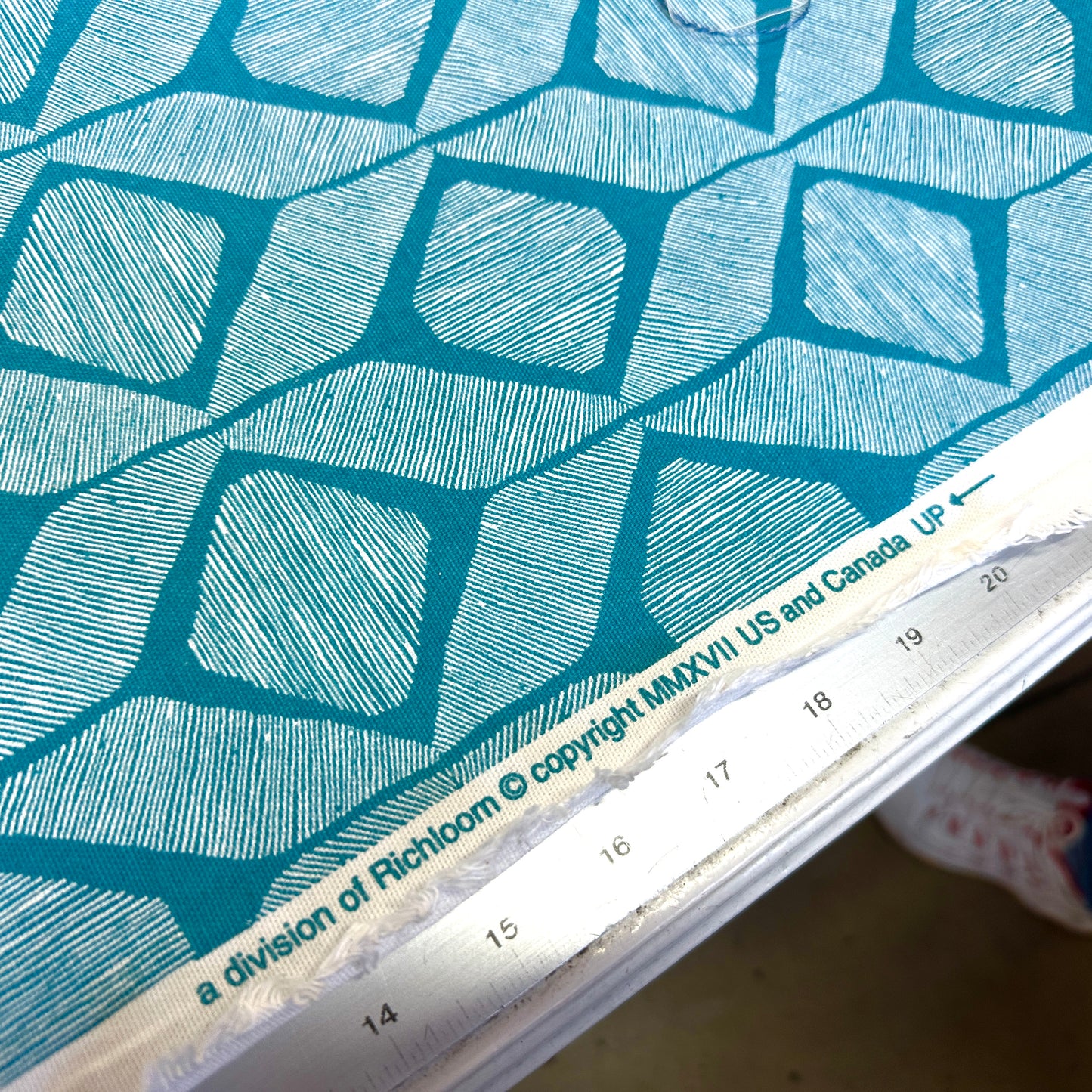 Richloom Blue Fabric