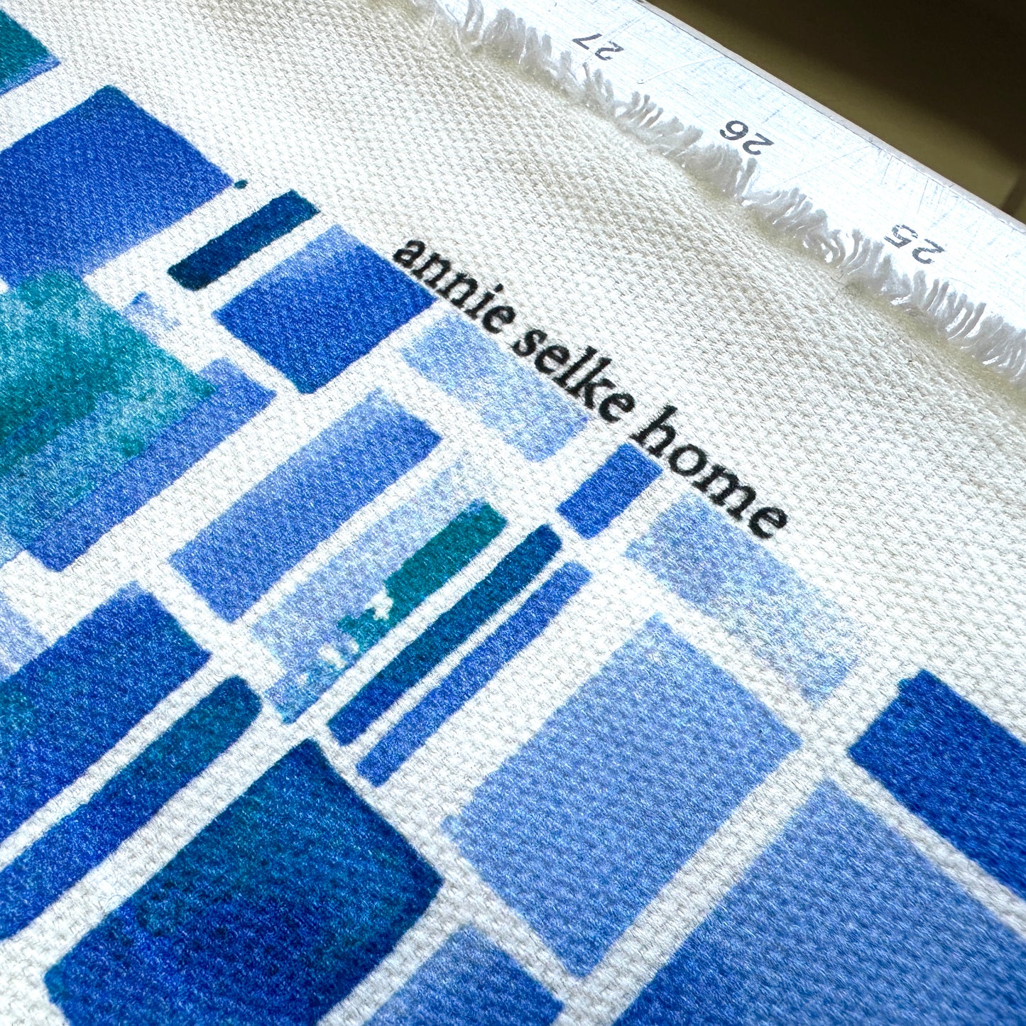 Annie Selke Home Blue Fabric
