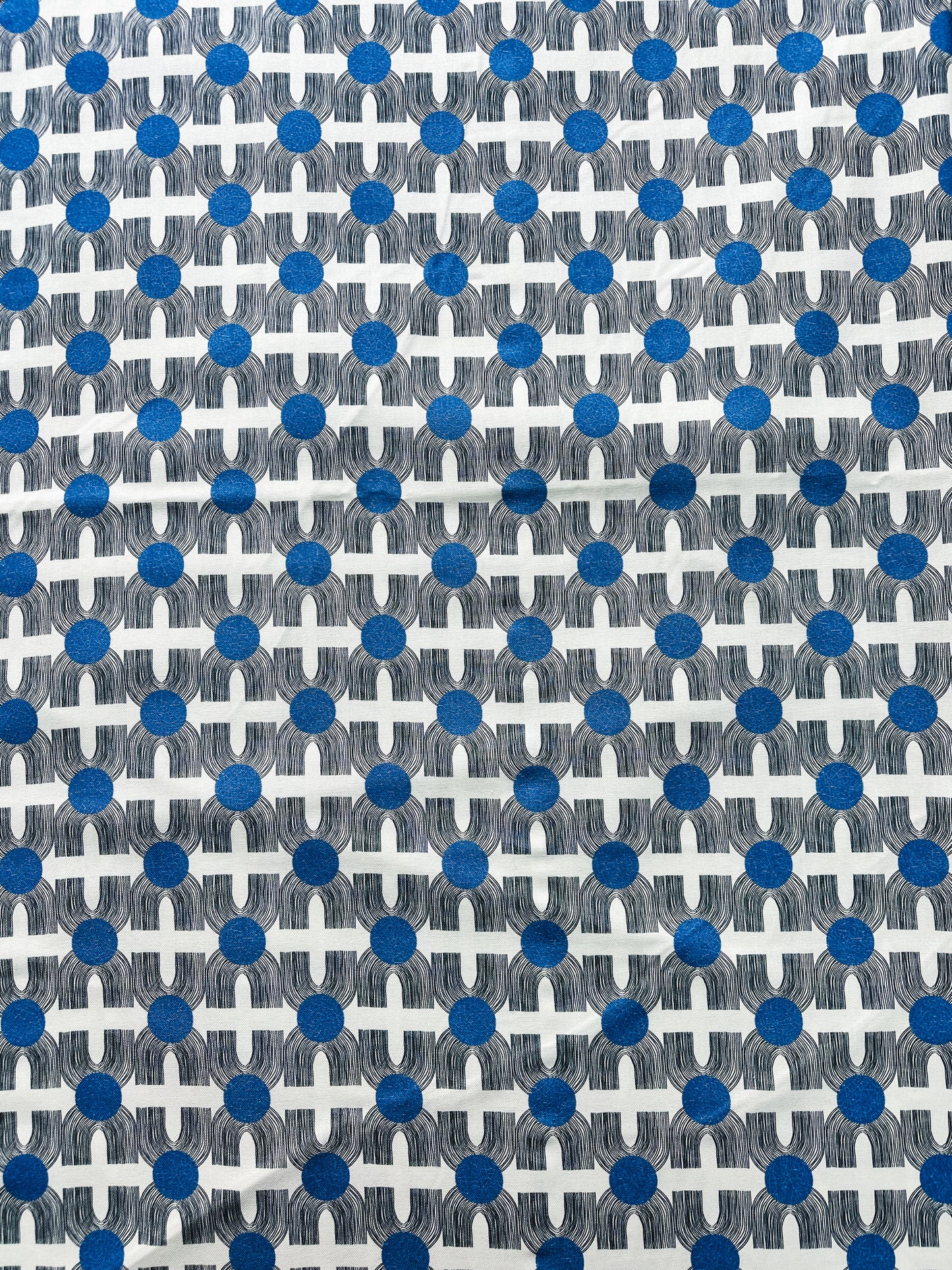Linton Blue 280w Fabric