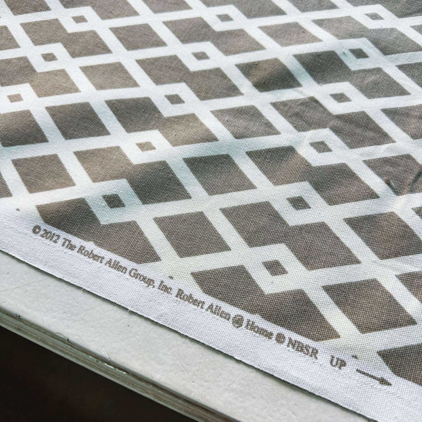 Robert Allen Brown Fence Fabric