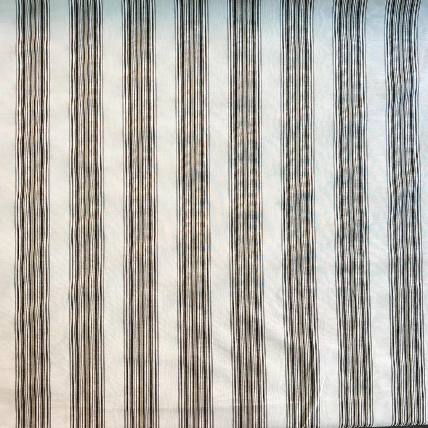 Gold & Cream Stripe Fabric