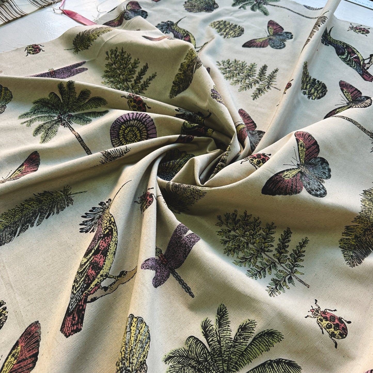 Colourful Biome Fabric
