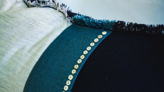 Contemporary Cool Bead Studio Cushion
