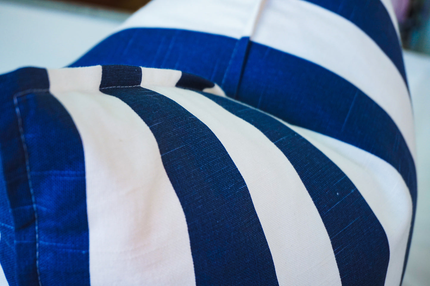 Navy Stripes Scatter Cushion
