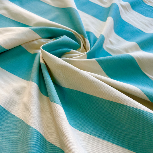 Blue Stripe Fabric