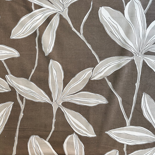 Brown Leaves Fabric