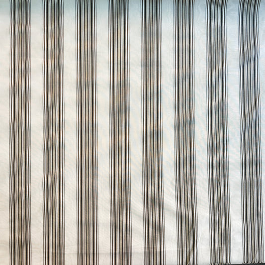 Gold & Cream Stripe Fabric